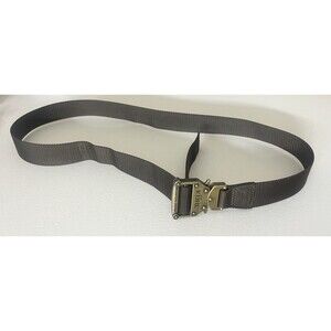 Kuhl Raid Belt Mens Medium Large Brown Nylon Brass Quick Release Adjustable 48”
